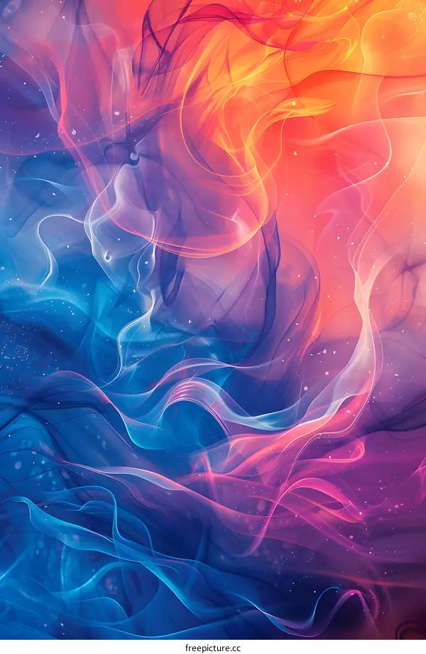 Colorful abstract painting