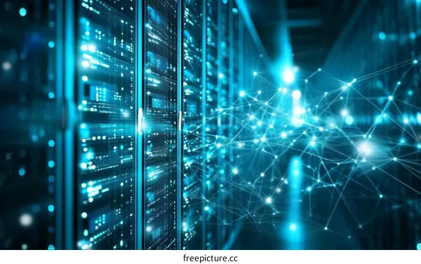 Modern Data Center Network System Illustration