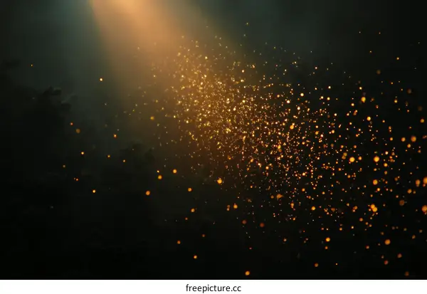 Sparkling Particles Background Design