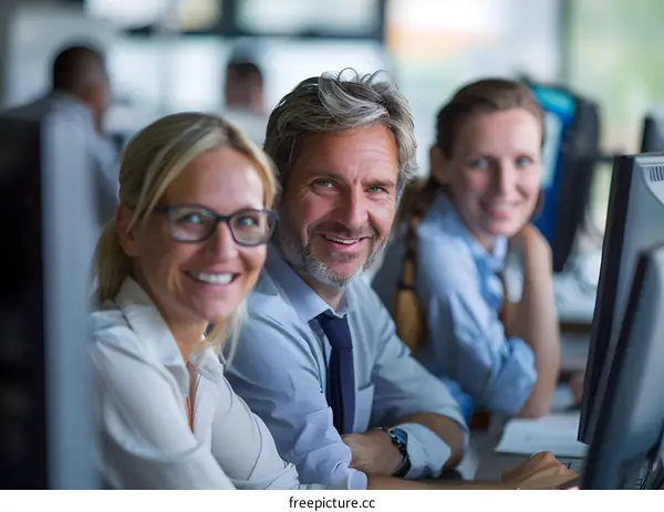 portrait of a group of business people