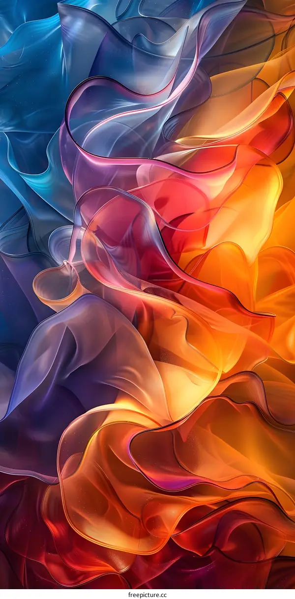Colorful abstract shapes