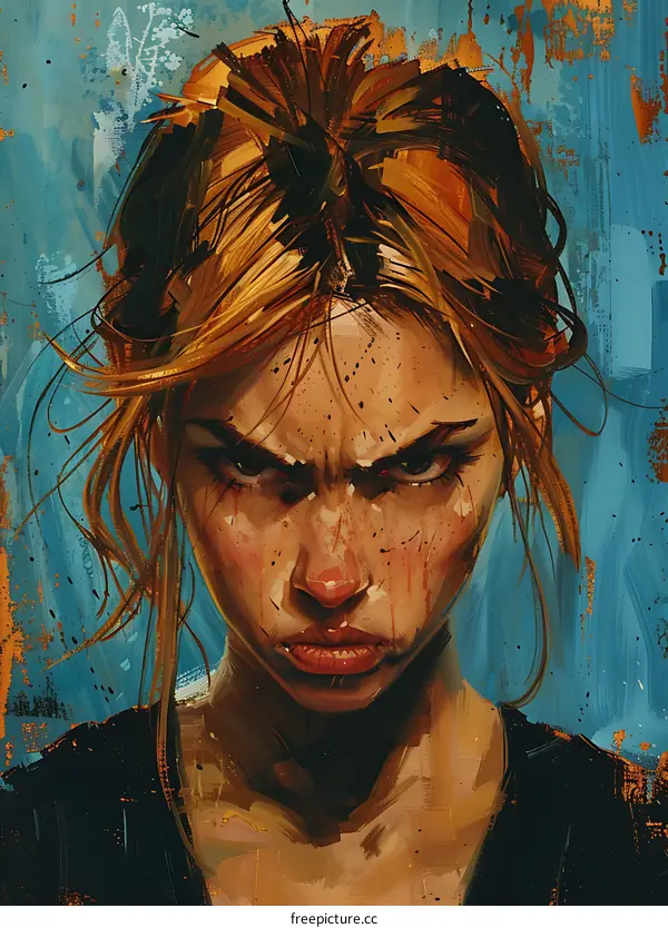 Portrait of an Angry Woman