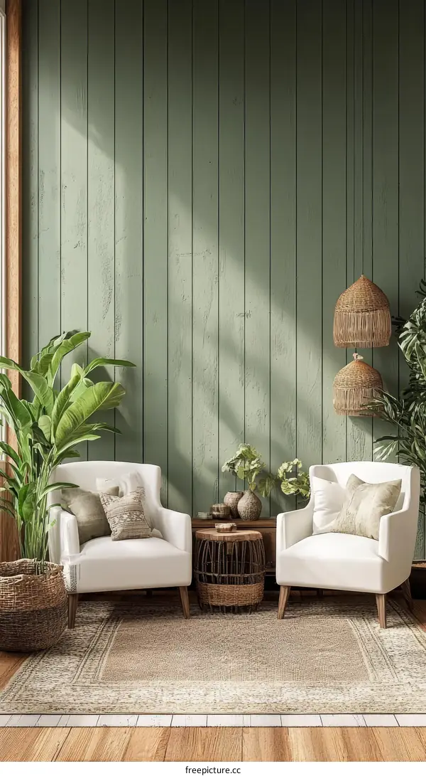 Modern Farmhouse Living Room with Neutral Tones