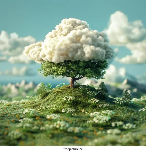 Fantasy Tree of Clouds