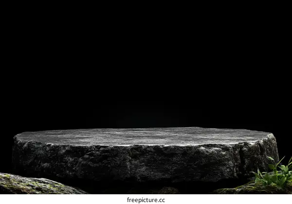 Dark Stone Platform Product Display