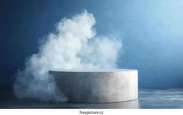 Abstract Concrete Podium Display Background