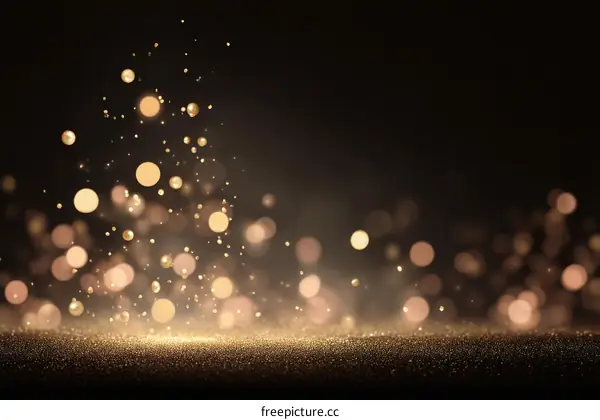 Golden Sparkle Background Design