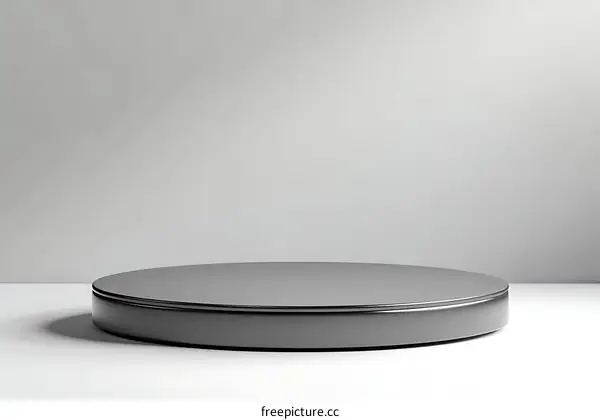 Modern Minimalist Grey Product Display Stage