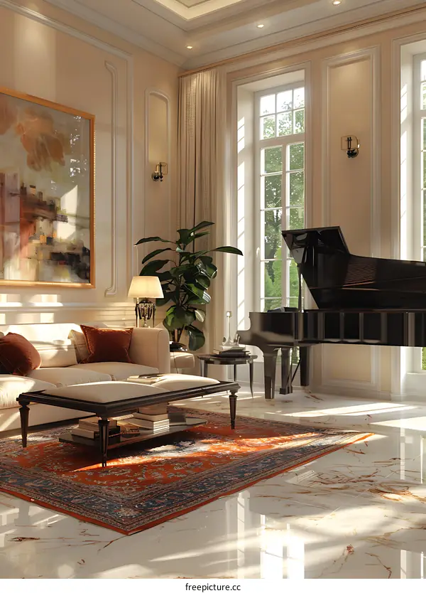 European-style living room