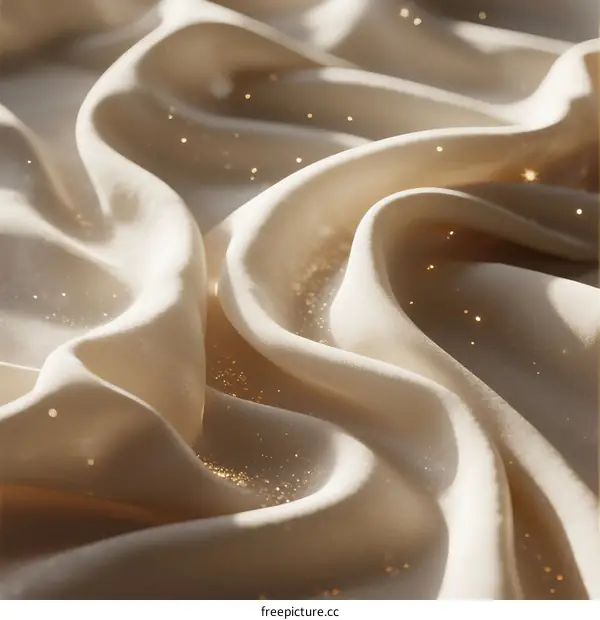 Elegant Textured Cloth with Soft Golden Glitter Details