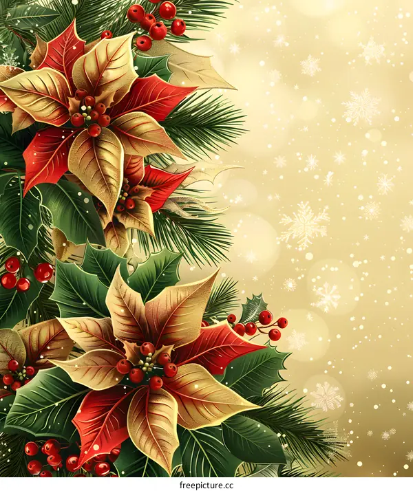 Christmas poinsettia