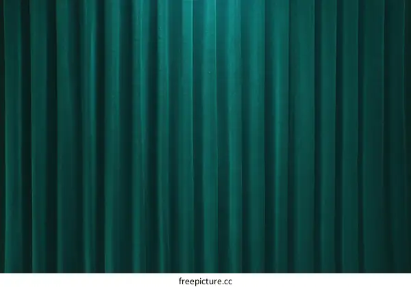 Teal Velvet Curtain Texture Background