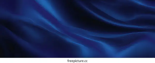 Deep Blue Silk Fabric Texture Illustration