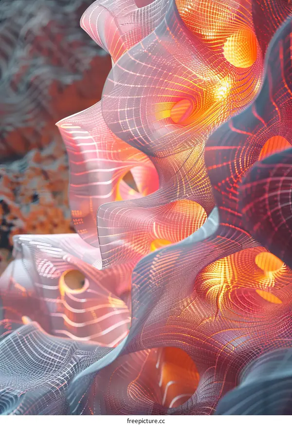 Vibrant 3D Coral Reef Rendering