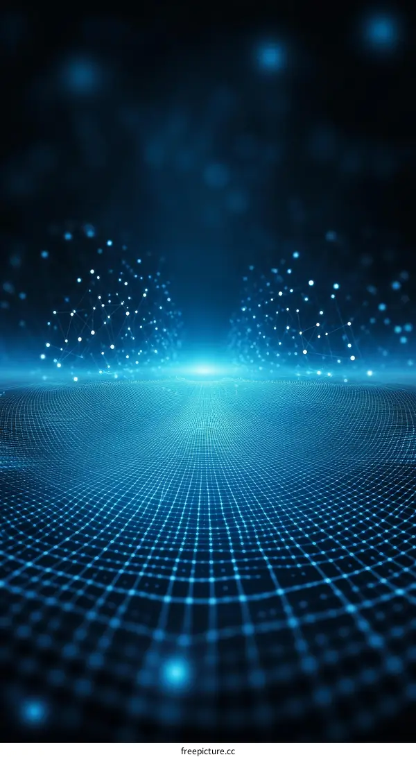 Abstract Digital Network Technology Background