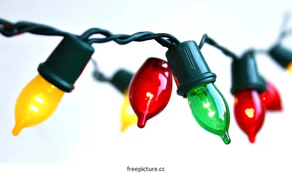 Colorful Christmas Lights Decoration