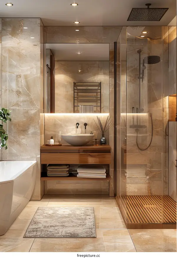Modern Luxury Bathroom Interior Design