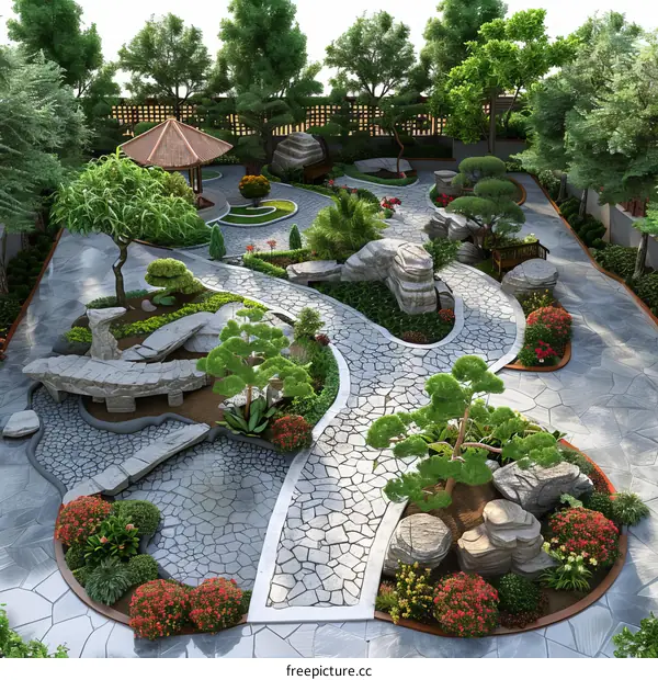Zen Garden: Tranquility and Harmony in Stones