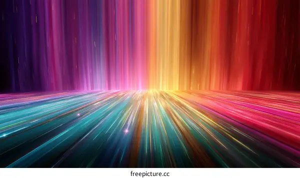 Abstract Colorful Speed Lines Background