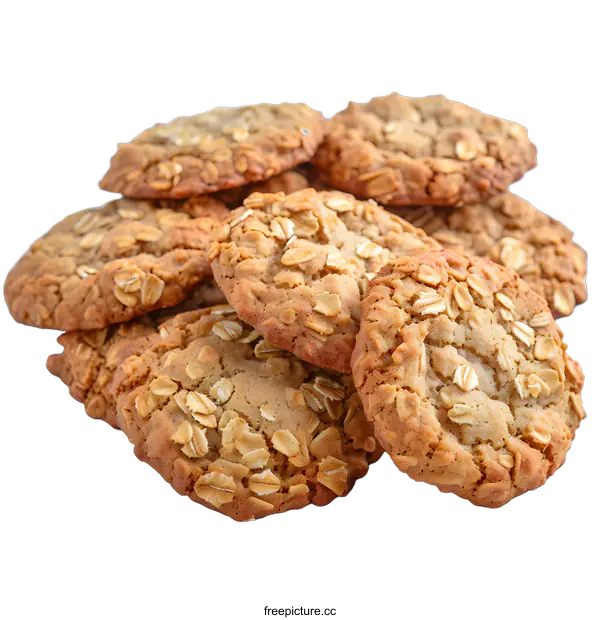 [Transparent Background PNG]oatmeal cookies