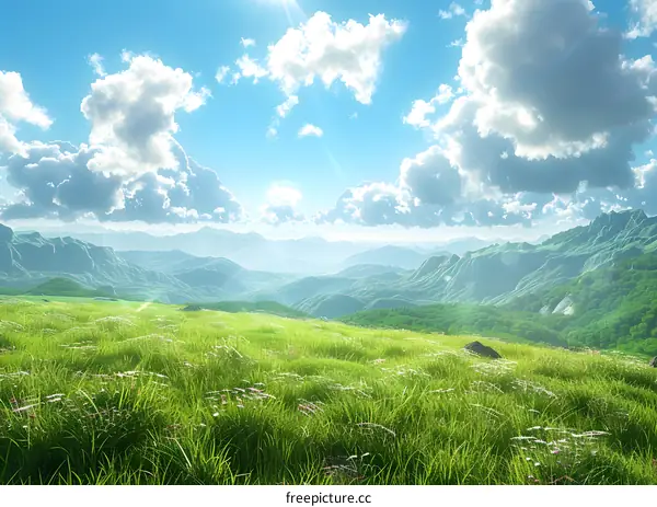 Beautiful Grassland Landscape