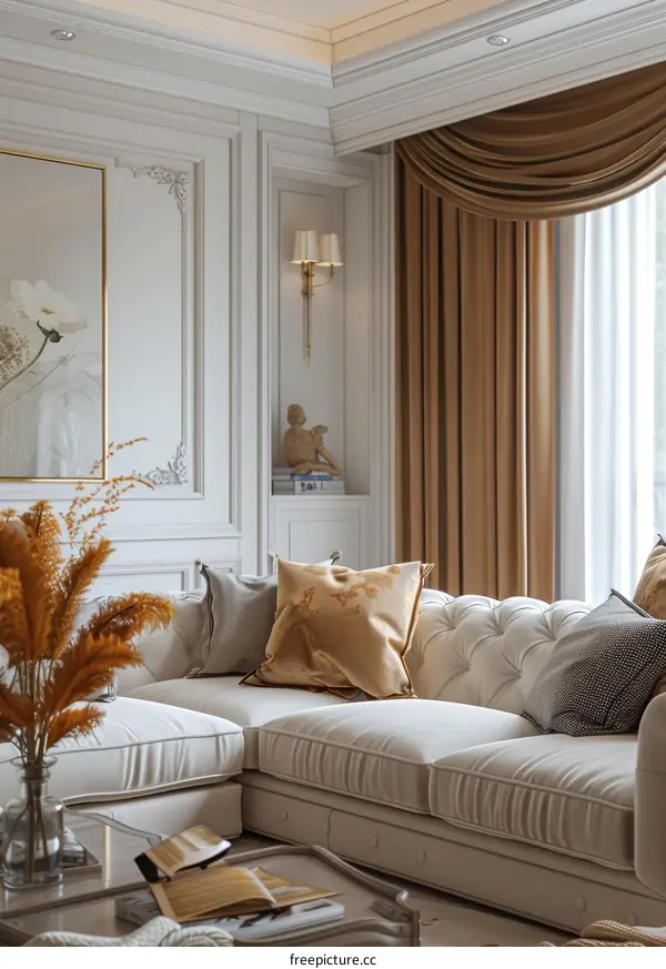 Elegant Luxury Living Room Interior Design