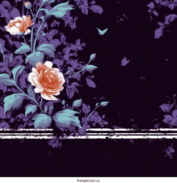 Floral Pattern with Vintage Style