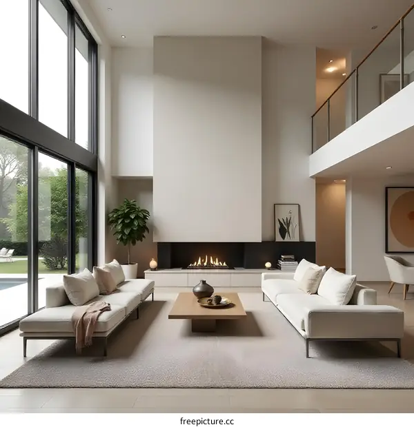 Modern Minimalist Living Room Interior Design