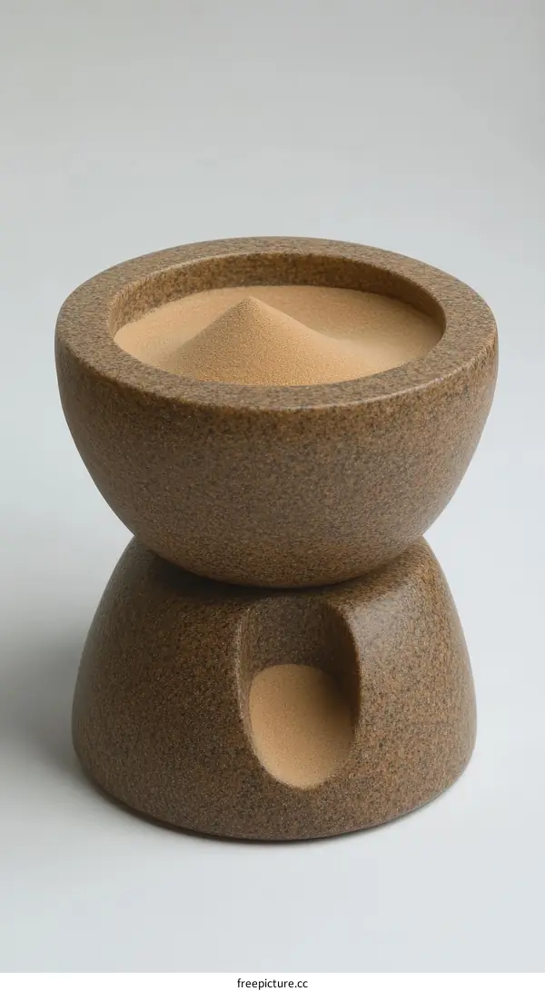 Modern Abstract Sand Timer Design