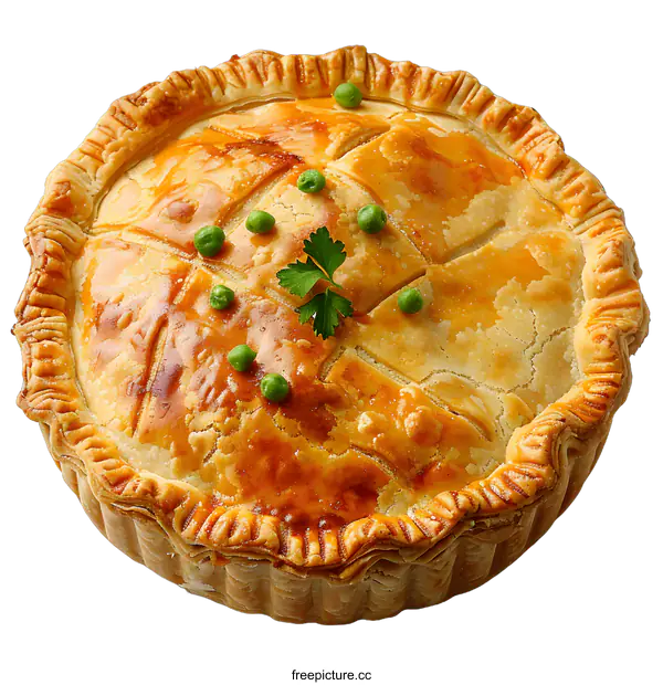 [Transparent Background PNG]Delicious freshly baked pot pie