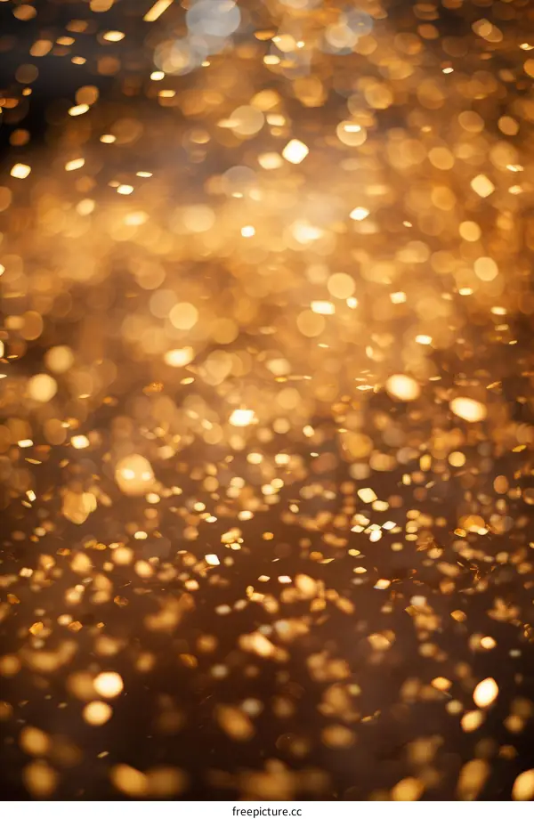 Golden glitter texture background