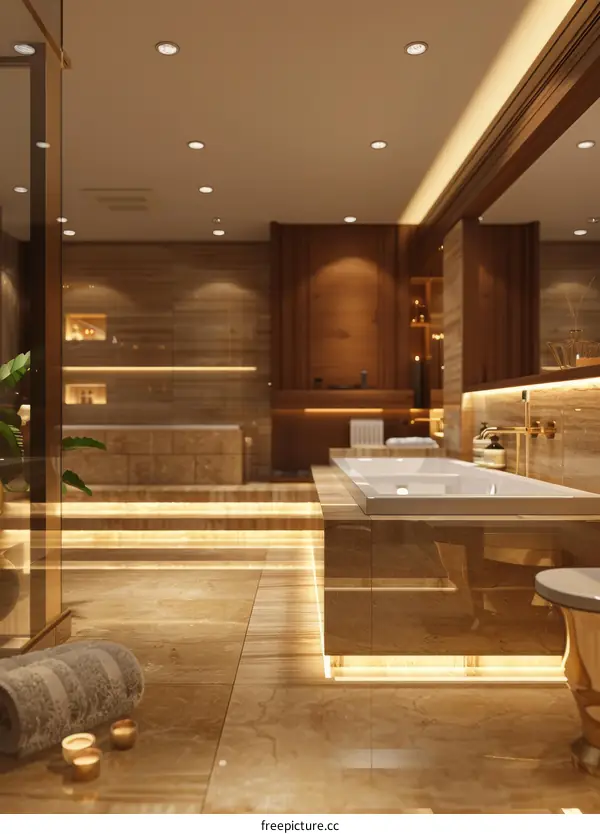 Luxury Modern Spa Bathroom Design