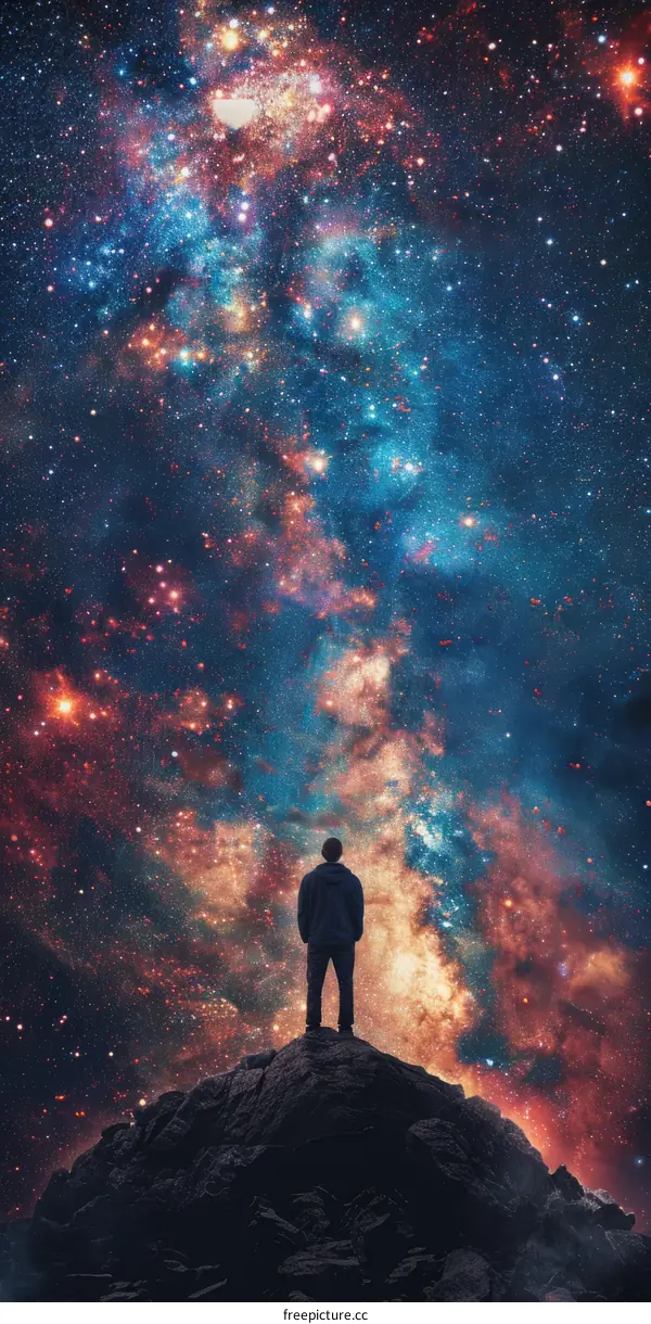 Solitude Under a Starry Sky