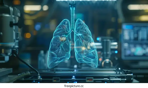 Futuristic lungs scan