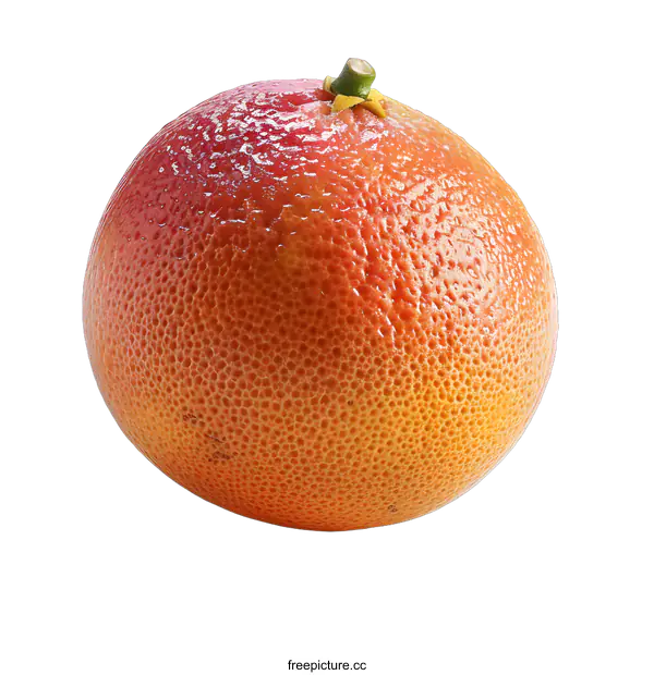[Transparent Background PNG]Fresh grapefruit isolated on white background