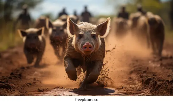 Little Pig Leading the Way