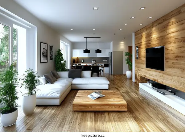 Modern Minimalist Living Room Interior Design