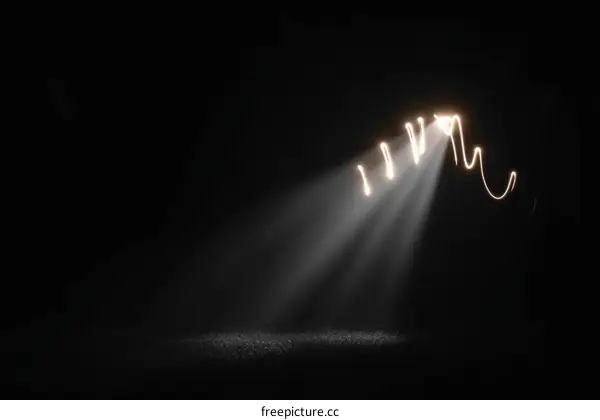 Light Beams Illuminating Dark Space