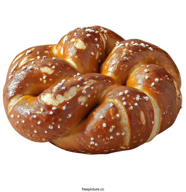 [Transparent Background PNG]Delicious Twisted Pretzel