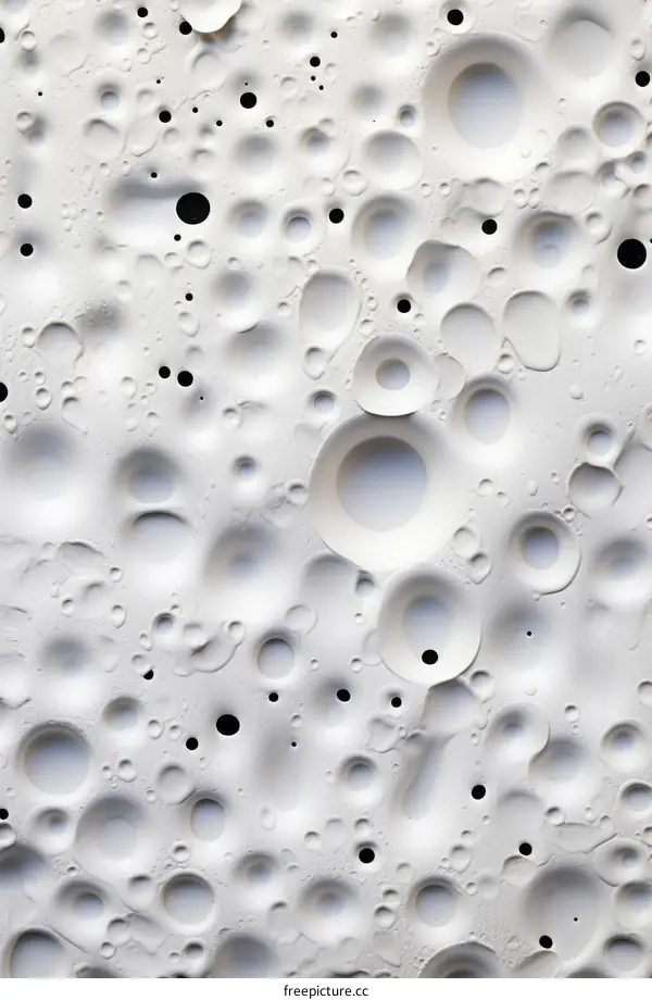 3D rendering of a lunar surface with craters