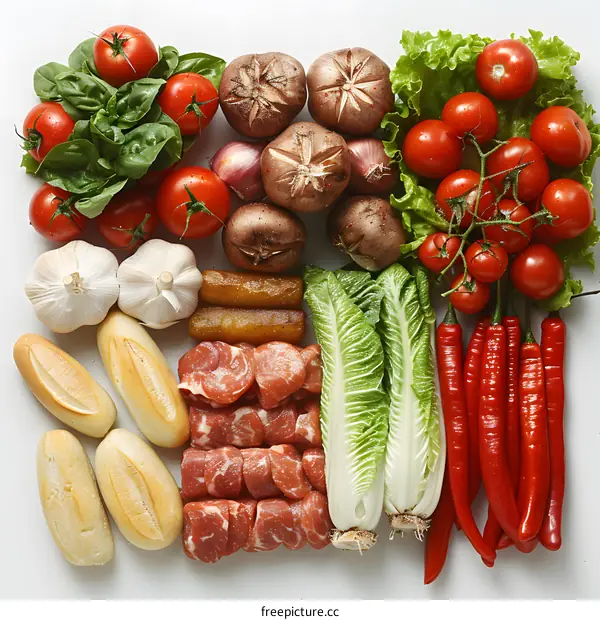 Fresh Ingredients for a Delicious Meal