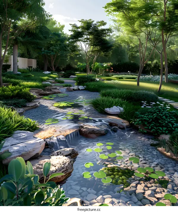 Landscape design效果图