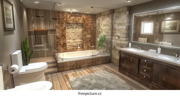 Modern Elegant Bathroom Interior Design