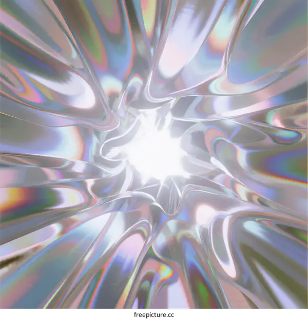 Abstract Light Rays and Wavy Reflective Surfaces in Space