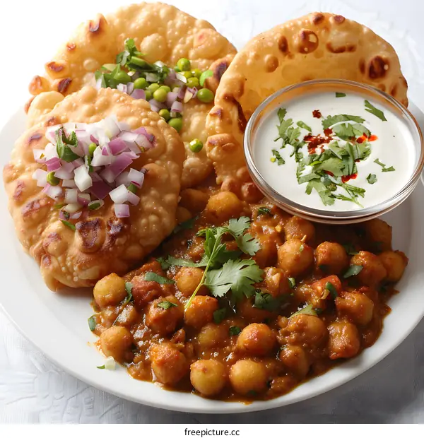 Chole Bhature Indian Cuisine
