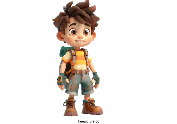 [Transparent Background PNG]The brave adventurer