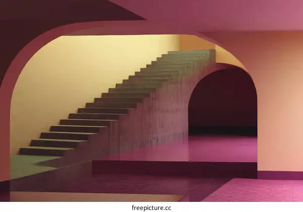 Abstract Modern Staircase Interior Design