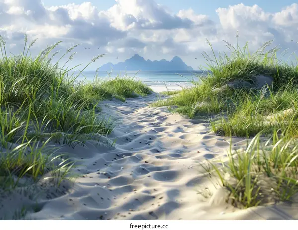 Sand Dune Beach Path