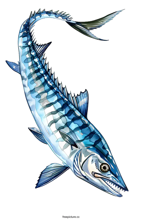 [Transparent Background PNG]Watercolor Fish Illustration