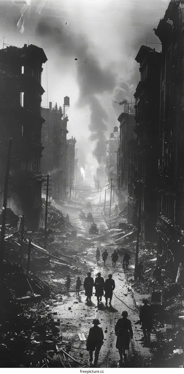 Ruins of the 1906 San Francisco earthquake